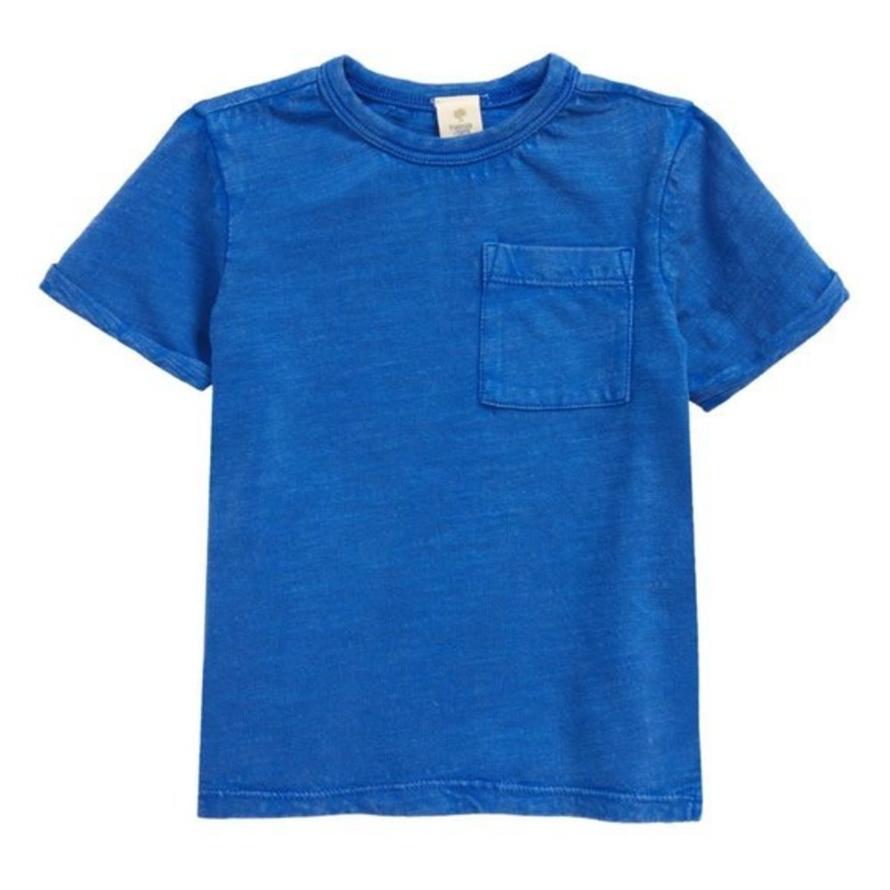 TUCKER + TATE Relaxed Pocket T-Shirt in Blue Dazzle NWT